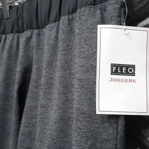 Fleo | Pants & Jumpsuits | Fleo Womens Black And Charcoal Gray Joggers ...